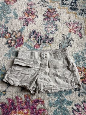 abercrombie kids Light Taupe Cargo Shorts